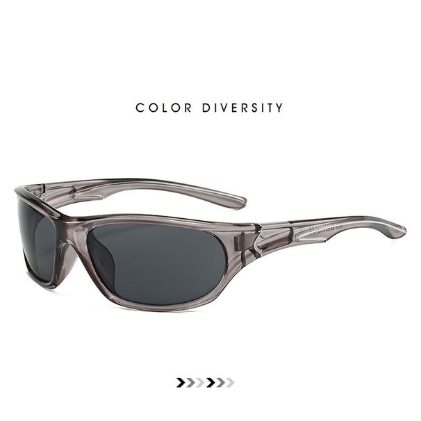 Unisex Polarized Sports Sunglasses For Cycling/Running/Mountaineering - UV400 Windproof & Dustproof Protection With Lightweight TR90 Frame_desvips.com