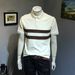 High-end All-cotton Polo Shirt For Men, Summer Trendy Embroidered Short-sleeved Men's Top, New Style, Turn-down Collar Short Sleeve_desvips.com