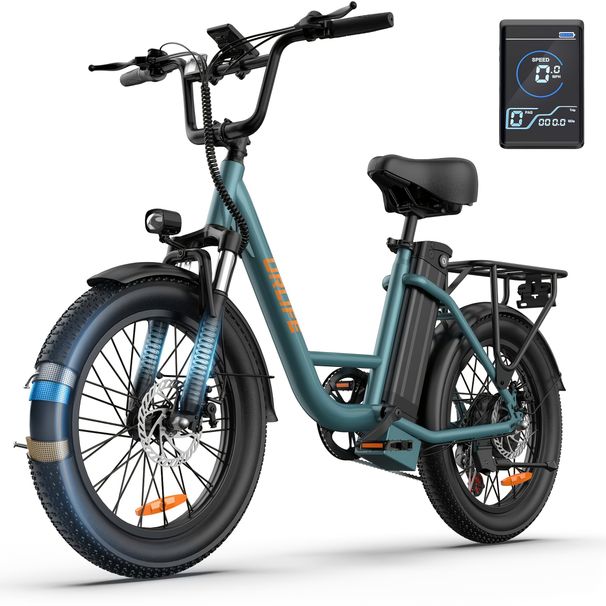 URLIFE E20 Electric Bicycle For Adults 1000W Motor E-Bike 48V 13AH 20 Inch Tires City Commuter Electric Bike_desvips.com