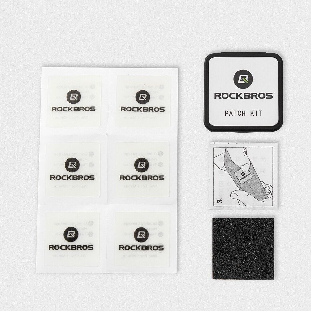 ROCKBROS Bicycle Tyre Repair Repair Kit Bicycle Tyre No glue required_desvips.com