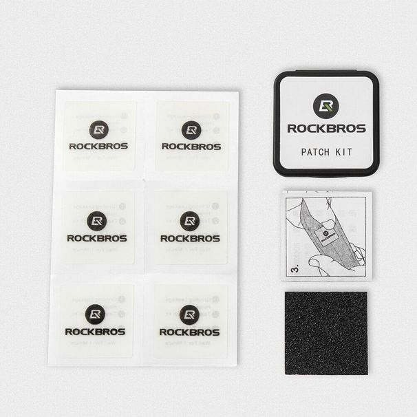 ROCKBROS Bicycle Tyre Repair Repair Kit Bicycle Tyre No glue required_desvips.com