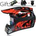 Off road non helmet motorcycle small off road helmet racing lightweight mountain full helmet with wind goggles helmet_desvips.com