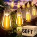 60-foot LED Outdoor String Lights With 16 Plus 1 Edison Shatterproof Waterproof Bulbs, 2700K Commercial Grade Patio Lights, Heavy Duty Outside Hanging_desvips.com