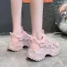 Vintage Rhinestone Handmade Running Height Increasing Woman Comfortable Sports Breathable Casual College Anti Slip_desvips.com