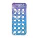 Shimmer Inflatable Lounge Chair - Ergonomic Backrest & Neck Support (Gradient PVC Floating Bed For Pool/Beach Sparkle Design With Ventilation Holes)_desvips.com