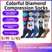 Sports Socks Sports Compression Socks For Men And Women Elastic Calf Socks Knee High Socks Outdoor Cycling Running_desvips.com