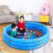 Inflatable Kids Pool Thickened Round Foldable Baby Swimming Pool For Indoor Outdoor Use Multi Functional As Ball Pit Or Water Play_desvips.com