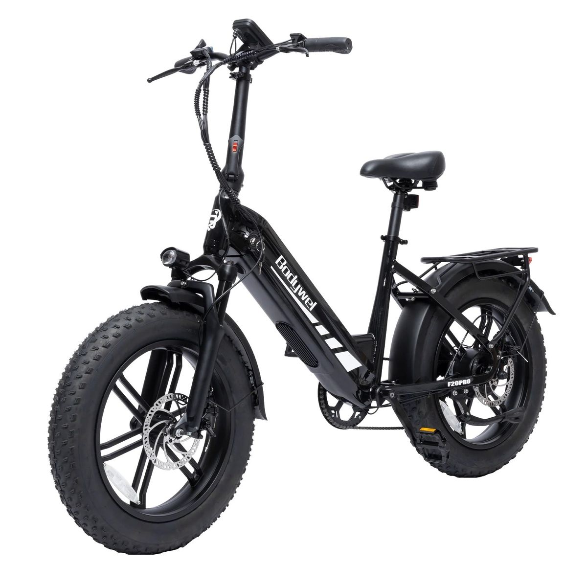 Bodywel F20PRO Fat Tire Touring Ebike 250W 48V18AH Battery_desvips.com