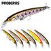 Brand Lure 11cm Laser Minnow With Blood Slot Hook 10.5g Hard Bait 6 Colors DW481_desvips.com