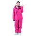 001 Women's Ski Suit Loose Fit Oversized Winter Waterproof Warm Snowboard Jacket And Pants Set_desvips.com