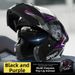 Motorcycle Helmet, Flip Up Helmet, Men's And Women's All Season Motorcycle Helmet, Warm Winter Safety Helmet_desvips.com