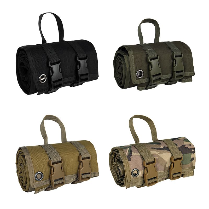 Tactical Waterproof Camping Mat - Durable Oxford Fabric, Multi-Purpose Outdoor Ground Cover For Hiking, Picnics & Shooting Ranges (75x200cm)_desvips.com