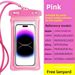 Premium PVC Waterproof Phone Pouch For Swimming & Outdoor Activities - Universal Waterproof Case (Touchscreen Compatible Adjustable Neck Strap)_desvips.com