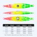 OBSESSION J111 200g 250g LED Light Deepsea Metal Jig Spoon Slow Sinking Jigging Fishing Lure Pesca Artificial Jigbait_desvips.com