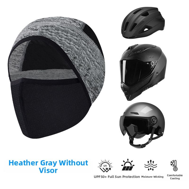 Men's Summer Cycling Cap Road Bike Fast Drying Sweat Wicking Ice Silk Mask And Hat Nylon Sun Protection Face Shield_desvips.com