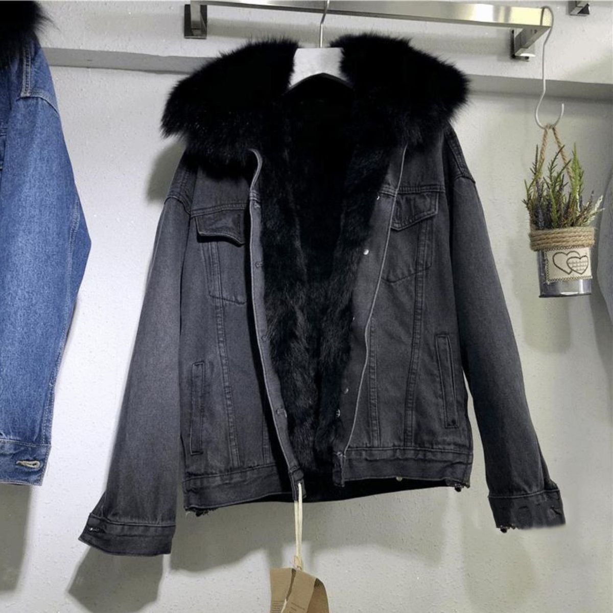 women's fur hooded vest coat lightweight winter jacket for streetwear fashion (grey, black, dark brown, s2xl)_desvips.com