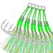 Sea Boat Slow Jigging Iron Plate Double Bright Wire Lure Bait With Hair Hook Fishing Gear Accessories 2 Pairs/Pack_desvips.com
