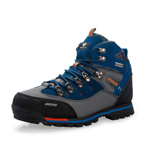 High Quality Fashion Sneakers Mountain Climbing Shoes Men's Artificial Leather Splicing High Top Non-Slip Wear-Resistant Hiking Running Shoes 40-47_desvips.com