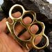 Zinc Alloy Brass Knuckles, Four-Finger Brass Knuckles, 11.5*6.9*1.1 Cm, Suitable For Self-Defense And Professional Fighting_desvips.com