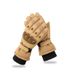 Men’s Tactical Ski Gloves – Winter Touchscreen, Windproof, Anti-Slip & Fleece-Lined For Snowboarding, Hiking & Motorcycling (Black/Green/Tan)_desvips.com