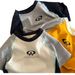 Children's Letter Print T-shirt Boys, Short Sleeve, 2026 Summer New Style, Toddler Raglan Sleeve Color Block Trendy Baby_desvips.com