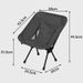 Ultralight Portable Folding Chair For Camping, Hiking & Beach. Detachable Fishing Seat, Perfect For BBQ, Picnic & Garden Furniture_desvips.com