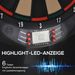 HOMCOM Electronic Dart Board – Automatic Scoring 26 Games & 185 Variations 6 Darts & 30 Tips Supports Up To 8 Players_desvips.com