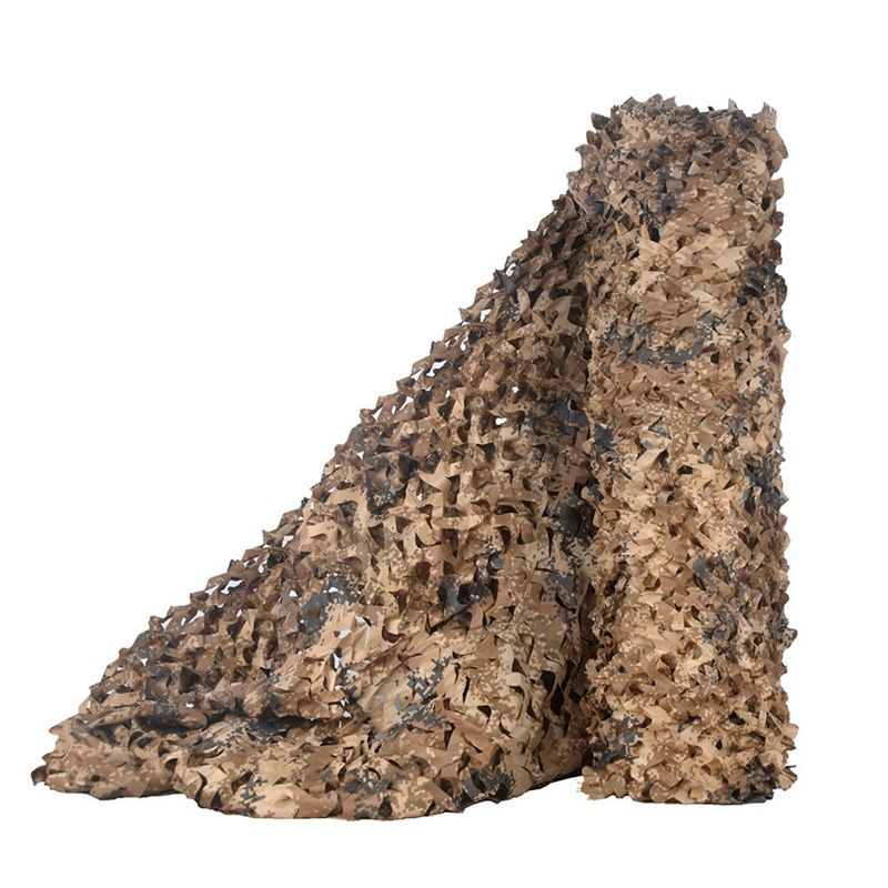 Military-Grade Camouflage Netting For Outdoor Concealment – Anti-Drone, UV Protection, Lightweight Polyester Mesh In Desert & Jungle Patterns_desvips.com