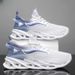 RenMou 2024 Men's New Mesh Breathable Thick Bottom Comfortable Sports And Leisure Versatile Low Top Running Shoes For Men Exclusive Supply_desvips.com