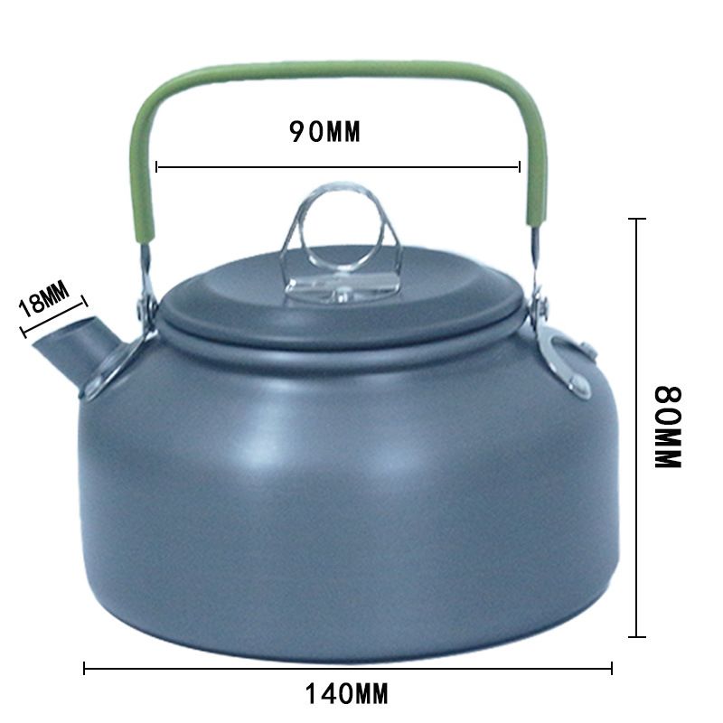 Sale Outdoor Camping Tea 0.8L Portable Water Boiler Coffee_desvips.com