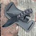 Full Tang Fixed Blade Hunting Knife With Sheath, 4 Inch Stainless Steel Blade, Ergonomic Black Micarta Handle, Tactical Knife For Hunting Essentials,_desvips.com