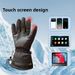 Winter 7.4V Five-Finger Fast Thermal Cycling Skiing Touchscreen Gloves For Men And Women Electric Heating_desvips.com