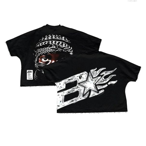 New B Foreigner Print 2109 Wide Version T-Shirt Japanese And Korean Casual Top Summer Short Sleeve_desvips.com