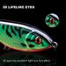 TREHOOK 3pcs 105mm 30g Sinking Pike Jerkbait Slider Glider Fishing Lure Lipless Hard Swimbait Wobbler For Pike Musky Bass Pesca_desvips.com