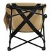 Outdoor Portable High-Back Folding Elevated Arc Moon Camping Fishing Chair, Leisure Beach Space Chair_desvips.com