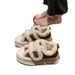 Thick Soled Velcro Fuzzy Bread Fashionable And Versatile Women's Winter With Plush Insulation 2024 New Home Cotton Shoes_desvips.com