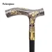 Golden Black Luxury Flower Handle Decorative Stick Costume Parties Cane Halloween For Cosplay And Parties, For Cosplay & Party_desvips.com