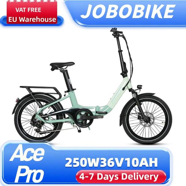 JOBOBIKE Ace Pro 20'' Foldable Electric Bike For Adults With Torque Sensor & Bluetooth Display_desvips.com