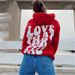 Men's Clothing Clothing Street Retro Printed Letter Loose Sweater Jacket_desvips.com