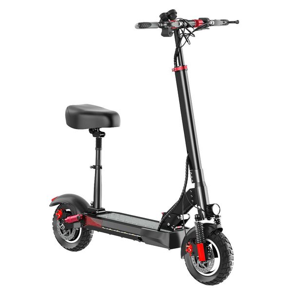 EMANBA M4 PRO 10inch Adult Electric Scooter, 48V 16Ah Battery,Dual Disc Brakes_desvips.com