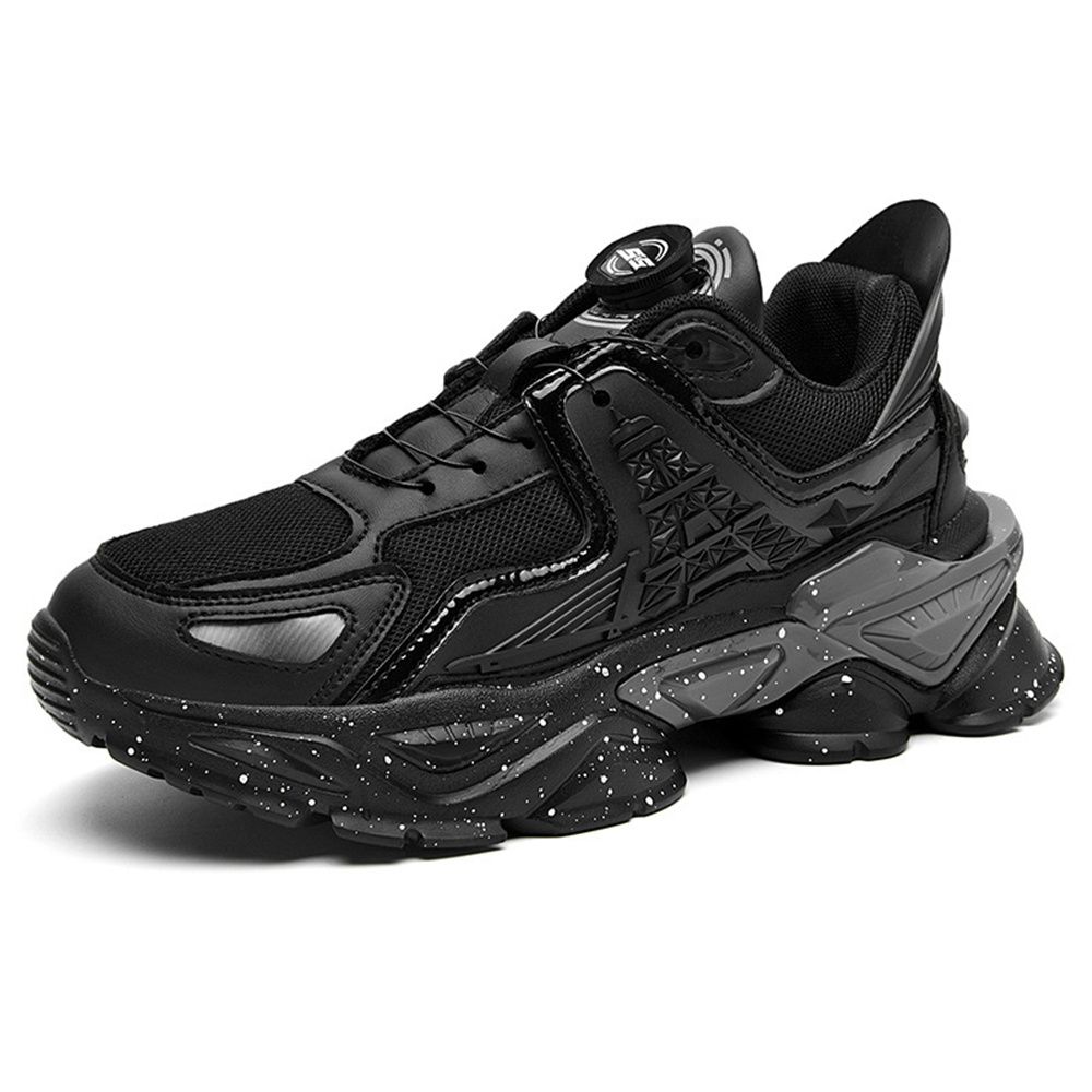 2026 Mechanical Fashion Sneakers Women/Men Low Top Rotary Button Noctilucent Light Breathable Thick Sole Non-Slip Wear-Resistant Running Shoes 36-45_desvips.com