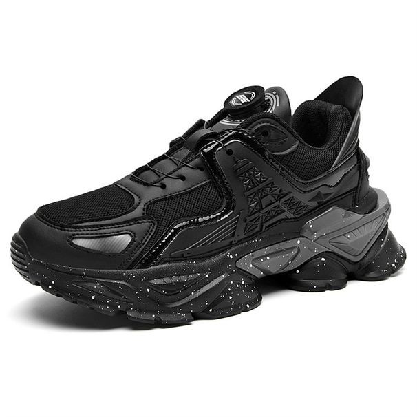 2026 Mechanical Fashion Sneakers Women/Men Low Top Rotary Button Noctilucent Light Breathable Thick Sole Non-Slip Wear-Resistant Running Shoes 36-45_desvips.com