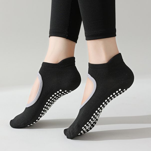 New Yoga Socks Women's Professional Anti-slip Pilates Sports Non-slip Socks Summer Thin Backless Floor Socks_desvips.com