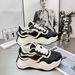 Versatile Genuine Leather Zhao Lusi Wu Jianhao Same Wave Dad Couple Style Fashion Sports Casual Thick Sole Shoes_desvips.com