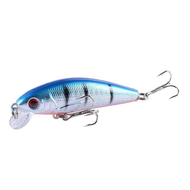 10-Color Floating Minnow Lure - Lifelike Hard Bait For Bass & Pike Fishing - ABS Plastic Topwater Lures For Freshwater & Saltwater_desvips.com