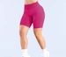 High Elastic Seamless Knitted Yoga High Waisted Shorts For Women High Waist Cut_desvips.com