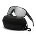 European American Outdoor Sports Cycling Silver Glasses Mountaineering Night Riding One-piece Goggles Windproof_desvips.com