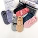 Women's Yoga Pilates Socks Non-Slip Short Cotton Sports Floor Socks For All Season Fitness And Dance_desvips.com