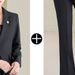 Women's Clothing Business Commuter Interview Suit Jacket Two-Piece Set_desvips.com