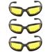 3 Paar Tag Und Nacht Fahren Reitbrille Anti-Staub Outdoor Sport Motorrad Radfahren Sonnenbrille Windbeständig Schutzbrille UV400_desvips.com